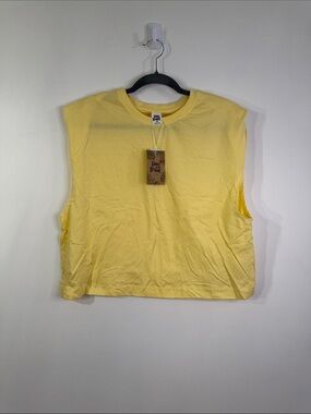 NWT Day Break Oversized Butter Yellow Tank